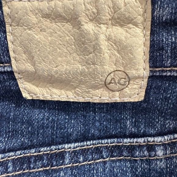 AG Adriano Goldschmied Blue Distressed Pencil Skirt - Picture 7 of 8